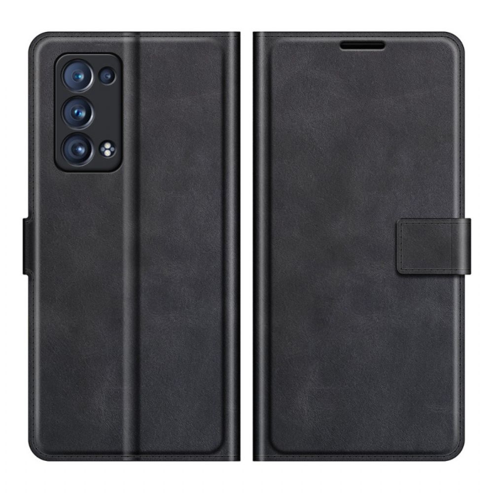 Folio-hoesje voor Oppo Reno 6 Pro 5G Skin-touch-zachtheid