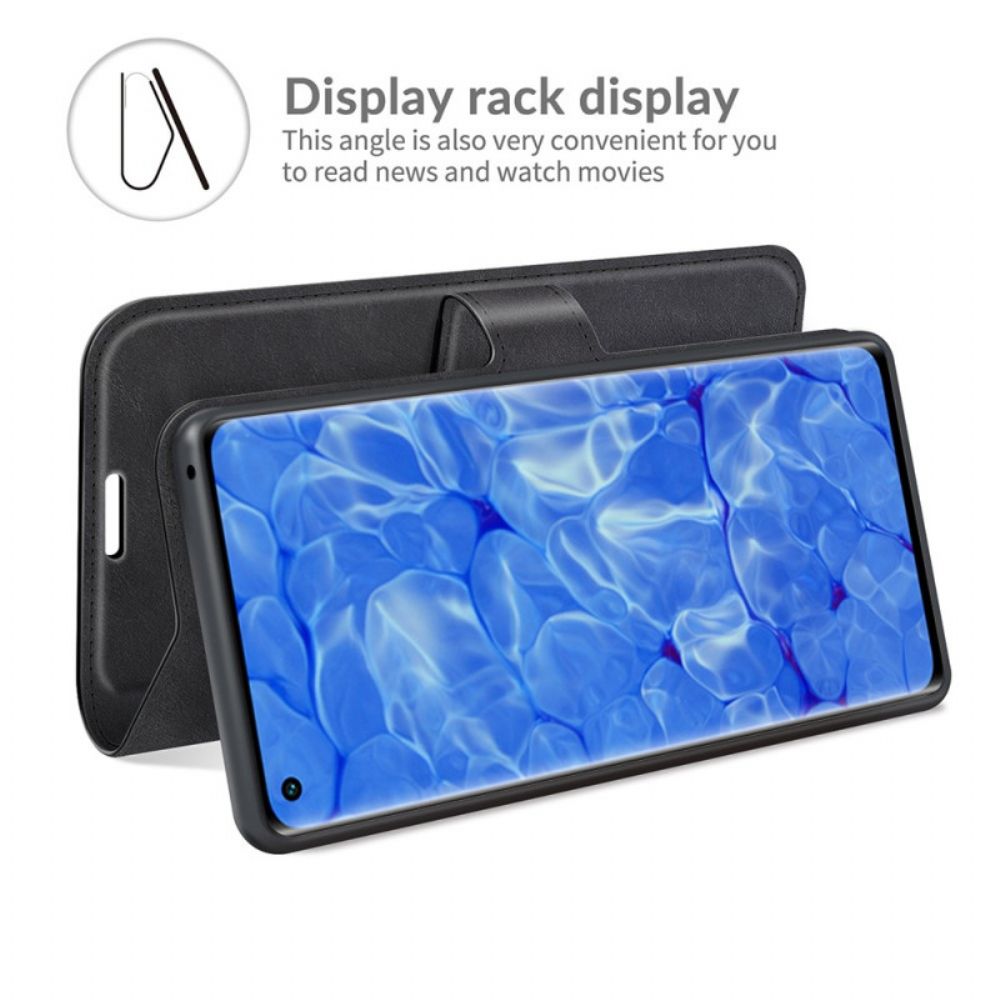 Folio-hoesje voor Oppo Reno 6 Pro 5G Skin-touch-zachtheid