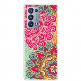 Hoesje voor Oppo Reno 6 Pro 5G Neon-mandala