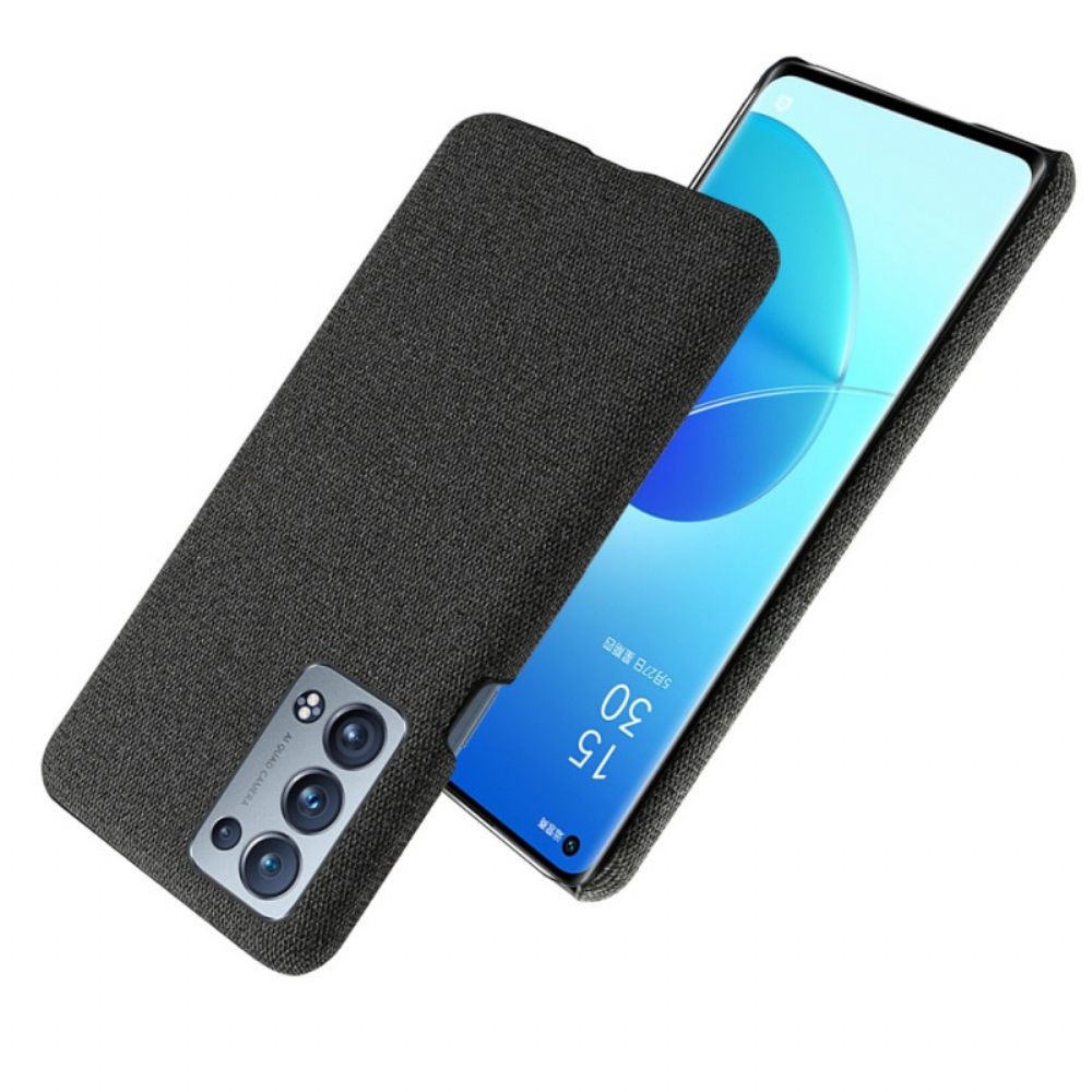 Hoesje voor Oppo Reno 6 Pro 5G Stoffen Hoes