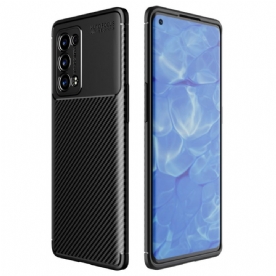 Telefoonhoesje voor Oppo Reno 6 Pro 5G Koolstofvezelslang