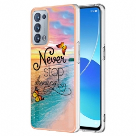 Telefoonhoesje voor Oppo Reno 6 Pro 5G Stop Nooit Met Dromen