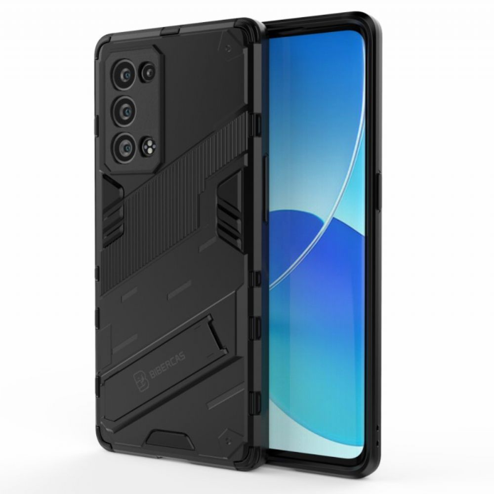 Telefoonhoesje voor Oppo Reno 6 Pro 5G Ultrabestendig Met Verwijderbare Steun