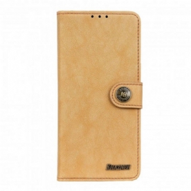 Flip Case voor Xiaomi Redmi Note 10 5G Khazneh Retro Splitleer