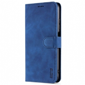 Folio-hoesje voor Xiaomi Redmi Note 10 5G Azns Ledereffect