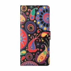 Folio-hoesje voor Xiaomi Redmi Note 10 5G Galaxy-ontwerp