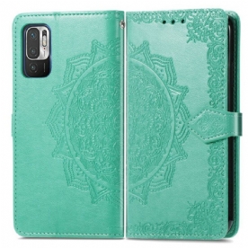 Folio-hoesje voor Xiaomi Redmi Note 10 5G Mandala Middeleeuwen