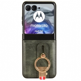 Hoesje Motorola Razr 50 Flesopener En Riem Bescherming Hoesje