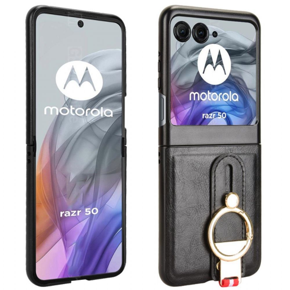 Hoesje Motorola Razr 50 Flesopener En Riem Bescherming Hoesje