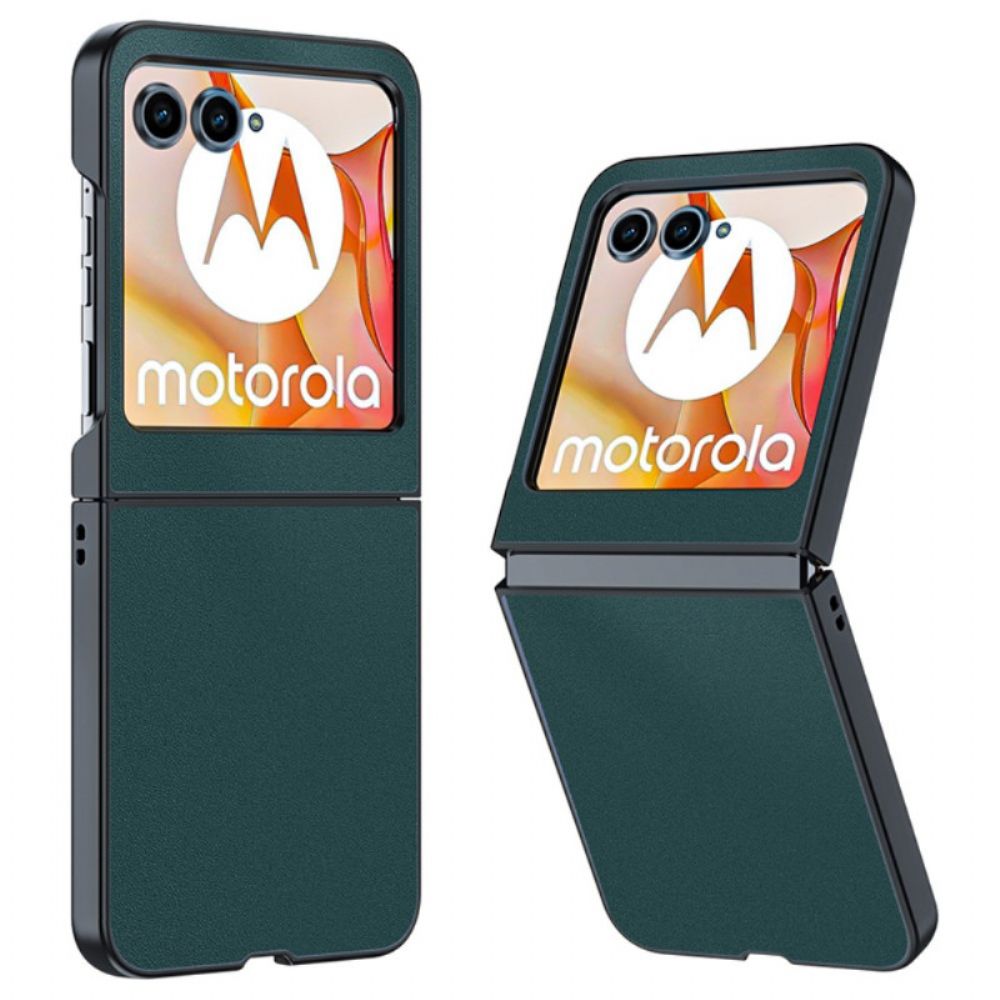 Hoesje Voor Motorola Razr 50 Ultradun Leereffect