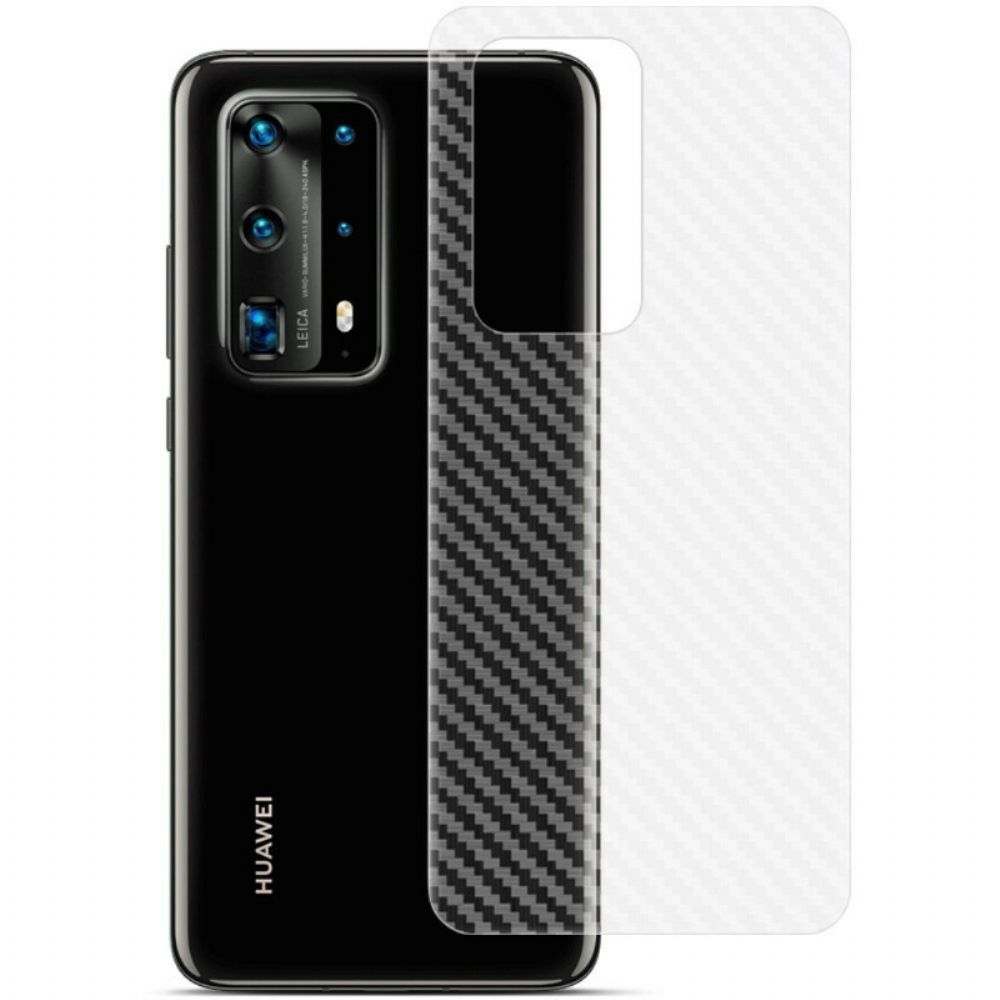 Achterfilm Voor Huawei P40 Pro Carbon Style Imak