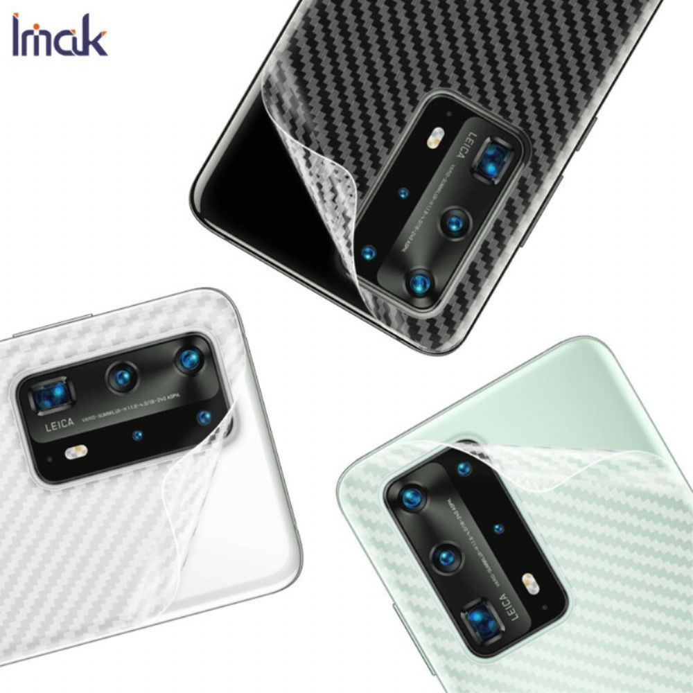 Achterfilm Voor Huawei P40 Pro Carbon Style Imak