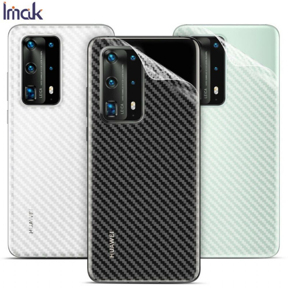 Achterfilm Voor Huawei P40 Pro Carbon Style Imak