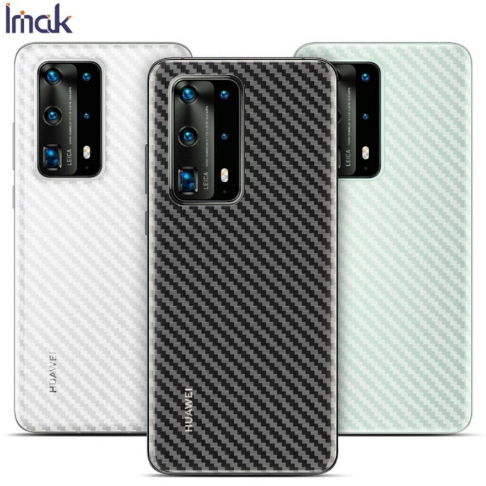 Achterfilm Voor Huawei P40 Pro Carbon Style Imak