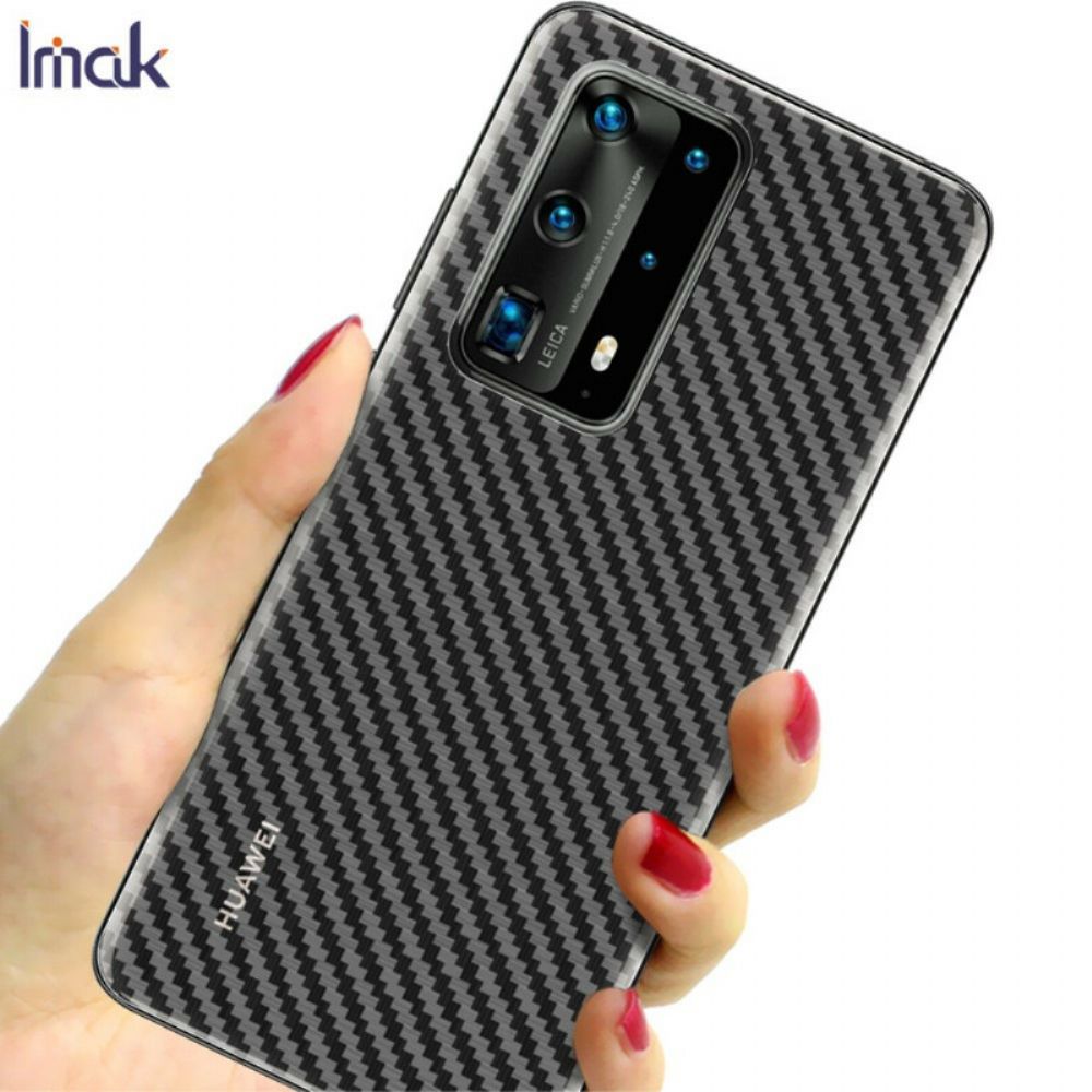 Achterfilm Voor Huawei P40 Pro Carbon Style Imak