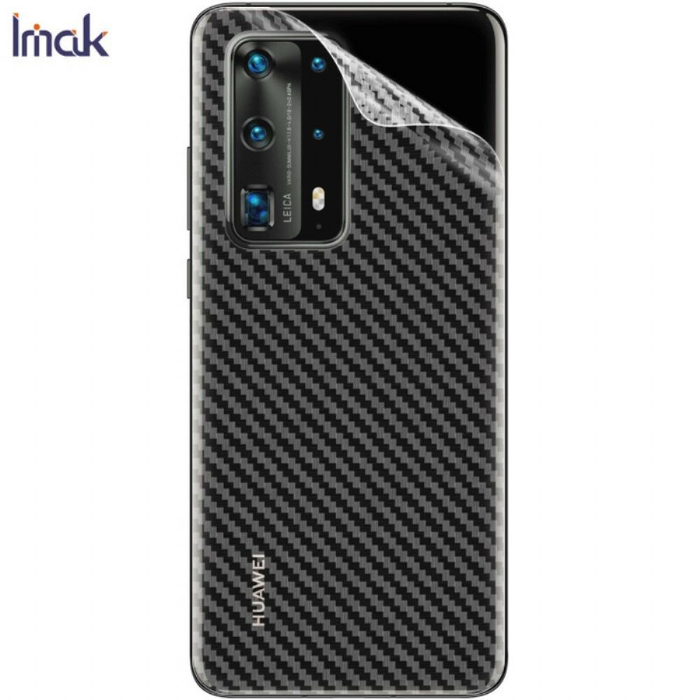 Achterfilm Voor Huawei P40 Pro Carbon Style Imak