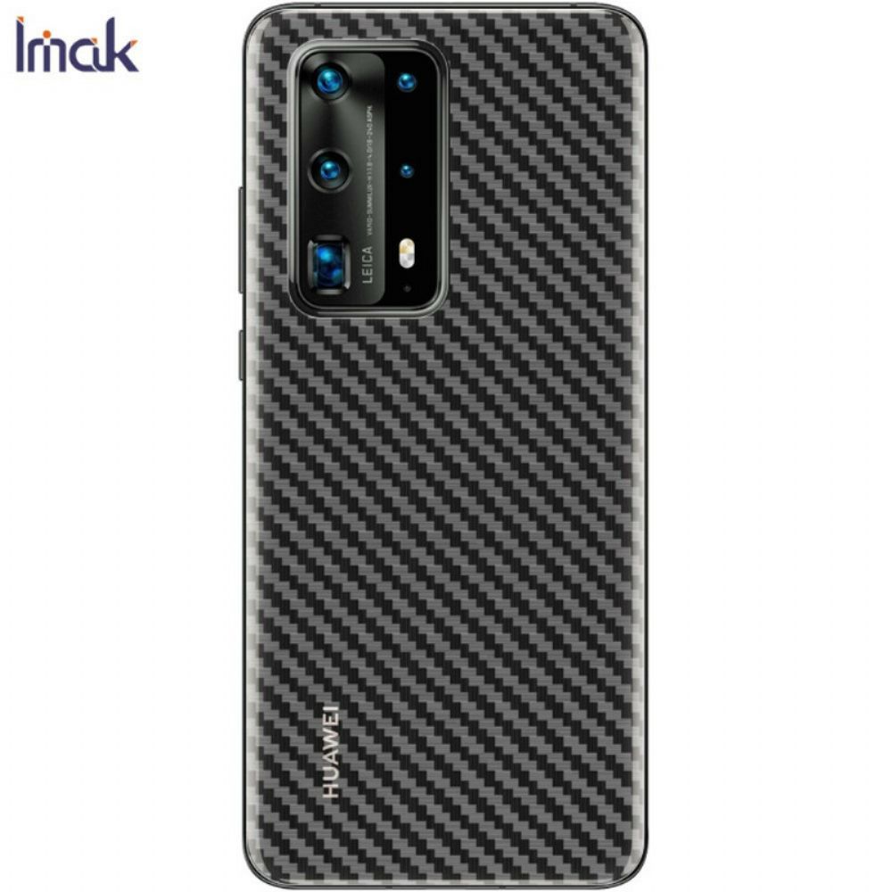 Achterfilm Voor Huawei P40 Pro Carbon Style Imak