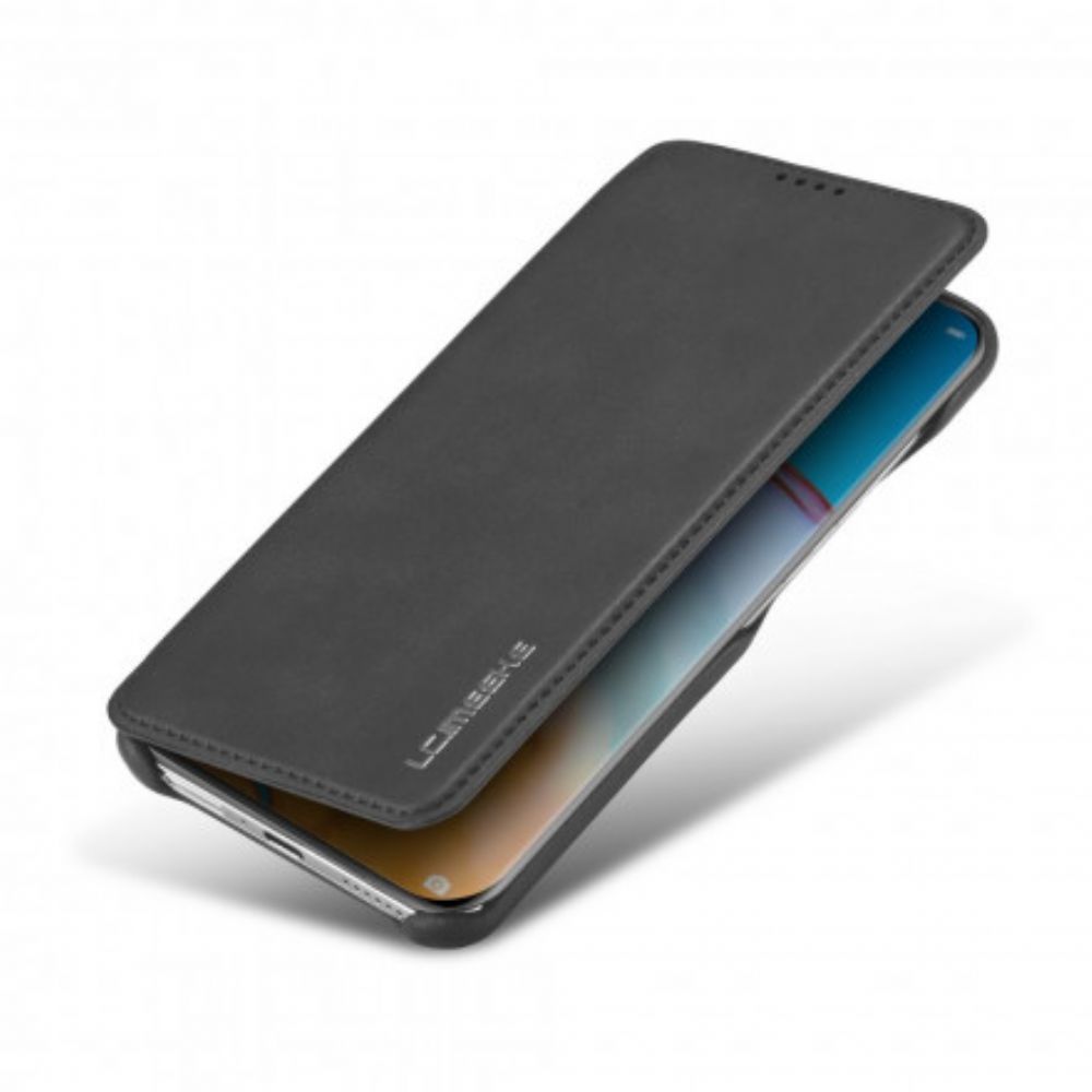 Bescherming Hoesje voor Huawei P40 Pro Folio-hoesje Lc.imeeke Leereffect