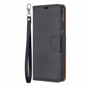 Folio-hoesje voor Huawei P40 Pro Flip Case Litchi Flap Schuin