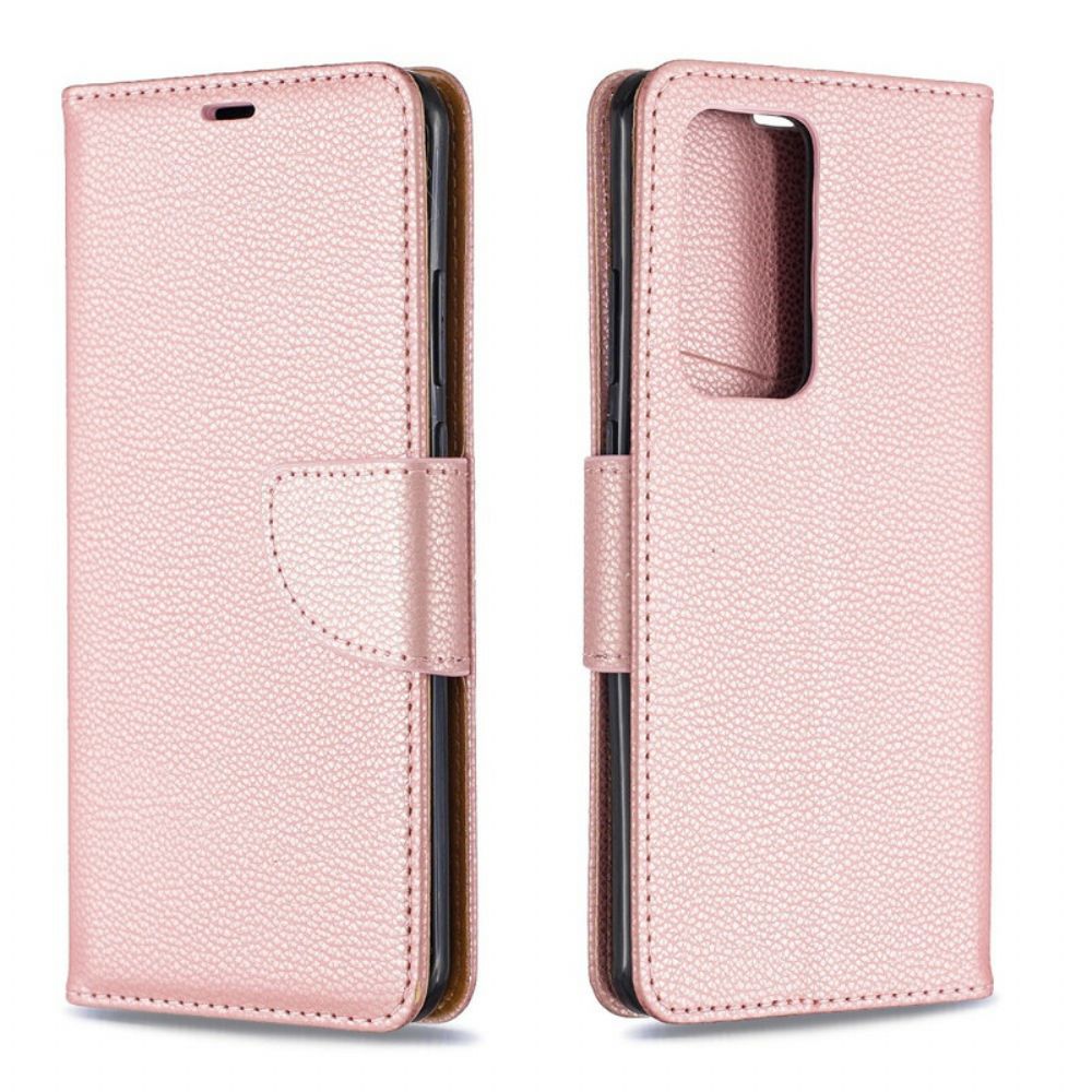 Folio-hoesje voor Huawei P40 Pro Flip Case Litchi Flap Schuin