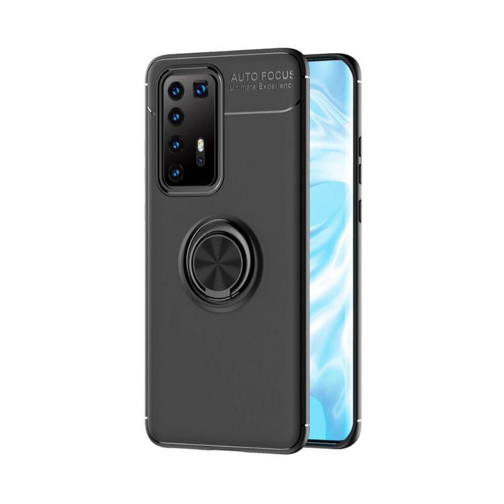 Hoesje voor Huawei P40 Pro Draaiende Ring