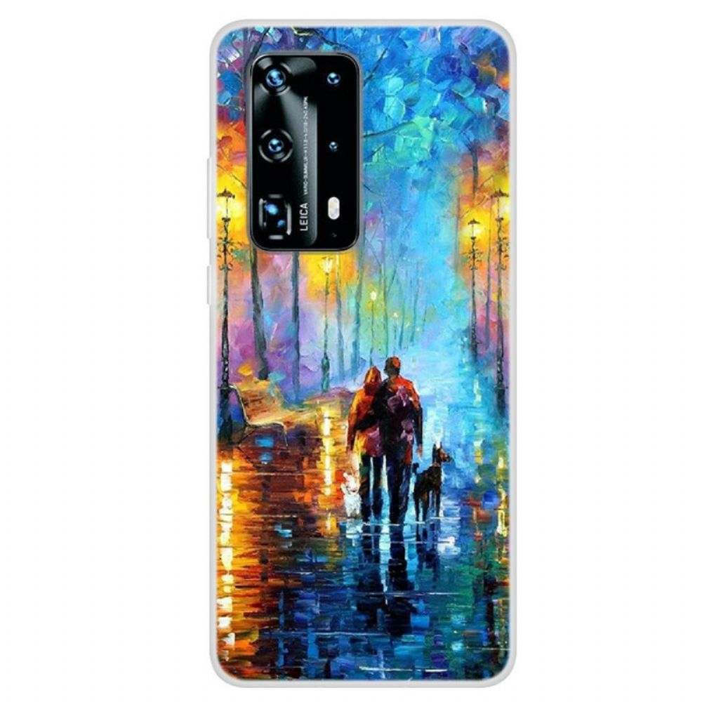 Hoesje voor Huawei P40 Pro Familiewandeling