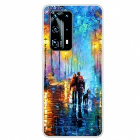 Hoesje voor Huawei P40 Pro Familiewandeling