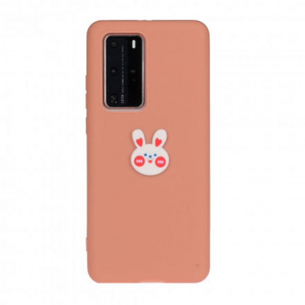 Hoesje voor Huawei P40 Pro Ik Hou Van Je Mijn Konijntje