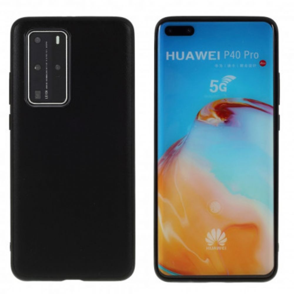 Hoesje voor Huawei P40 Pro Lederen Stijl X-level