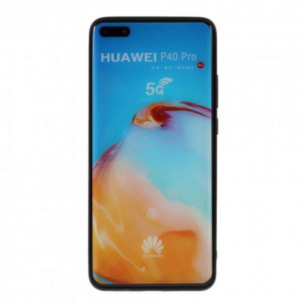 Hoesje voor Huawei P40 Pro Lederen Stijl X-level