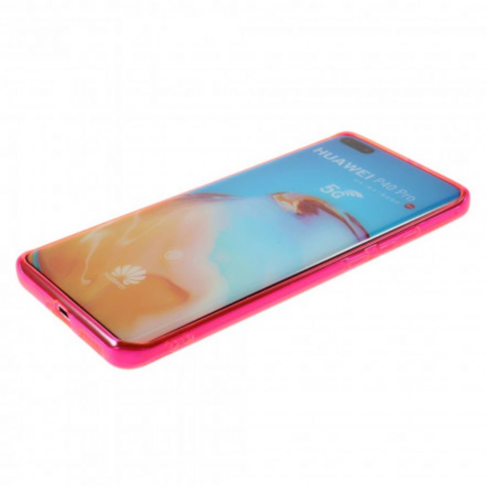 Hoesje voor Huawei P40 Pro Siliconenkleuren