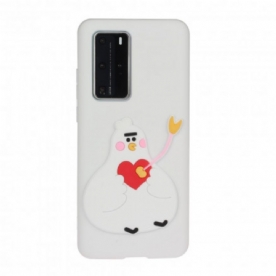 Telefoonhoesje voor Huawei P40 Pro De Liefdes Kip