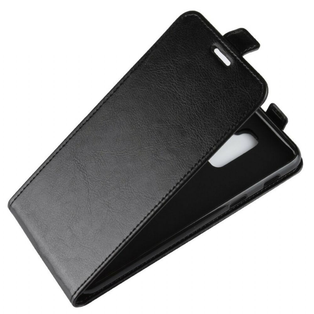 Flip Case voor Samsung Galaxy A6 Plus Folio-hoesje Opvouwbaar Leereffect