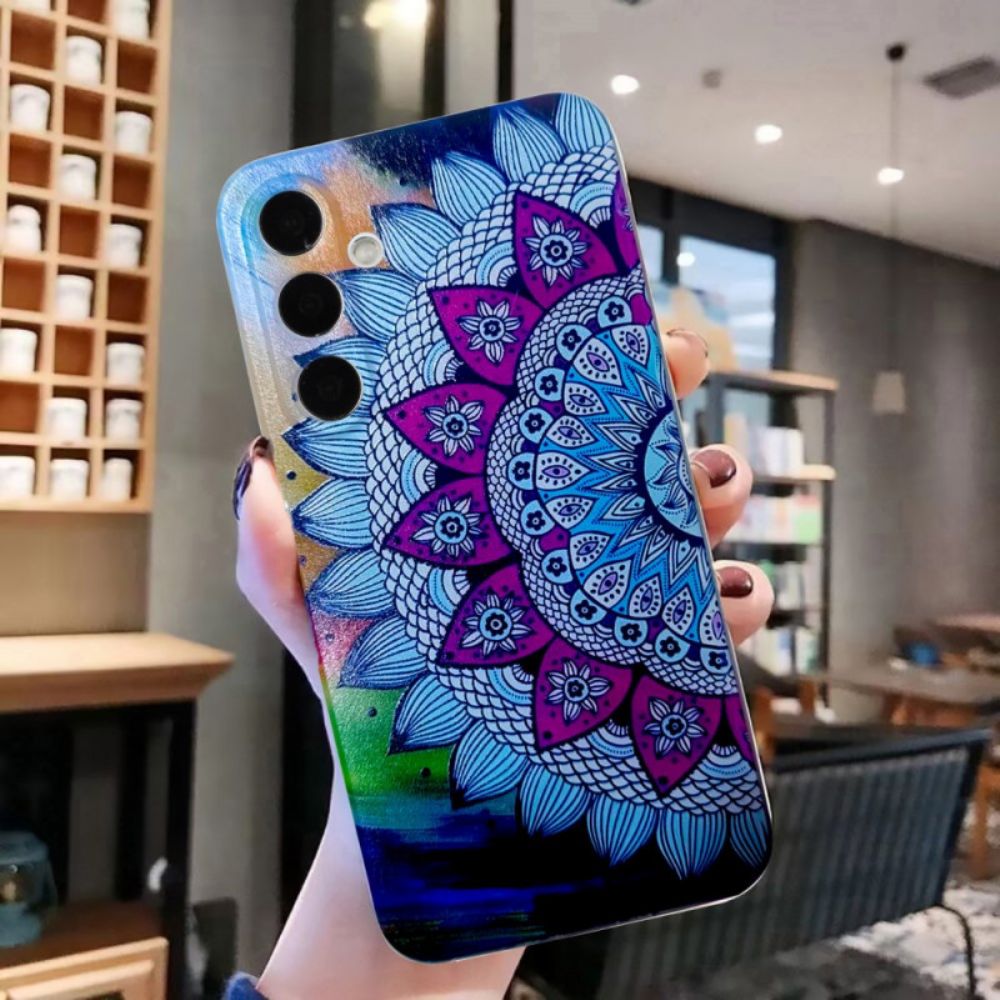 Cover Hoesje Samsung Galaxy A16 5g Telefoonhoesje Mandala-bloemenpatroon