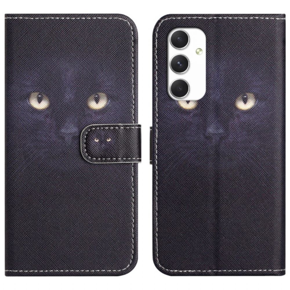 Folio-hoesje Samsung Galaxy A16 5g Kattenogen