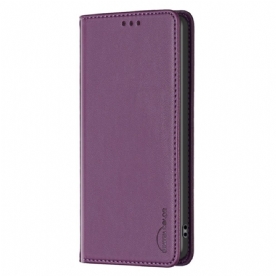 Folio-hoesje Samsung Galaxy A16 5g Leerstijl