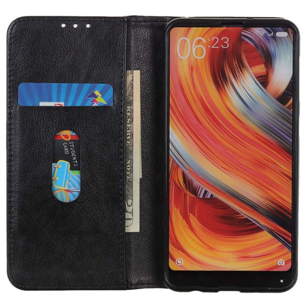 Folio-hoesje Samsung Galaxy A16 5g Splitleer Bescherming Hoesje