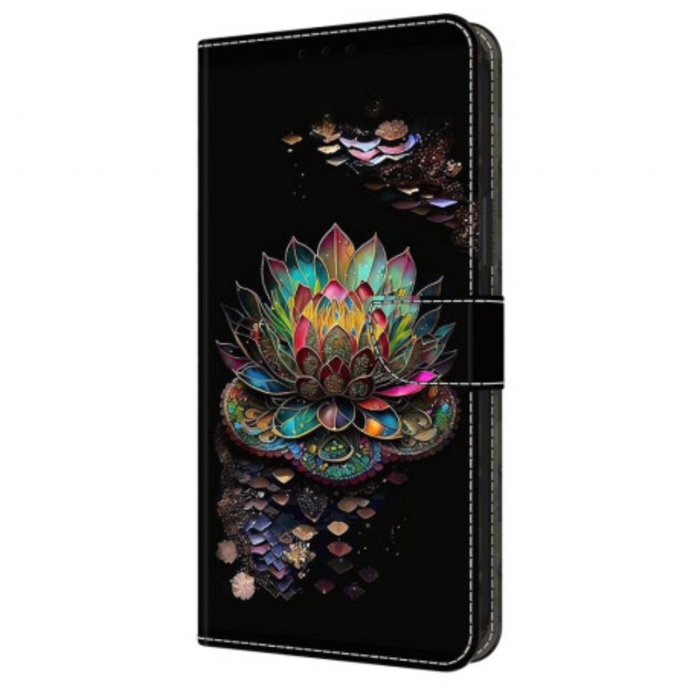 Folio-hoesje Samsung Galaxy A16 5g Telefoonhoesje Bloemenpatroon