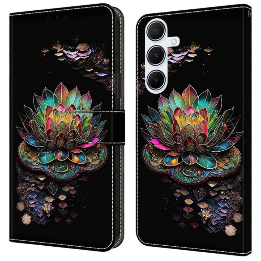 Folio-hoesje Samsung Galaxy A16 5g Telefoonhoesje Bloemenpatroon