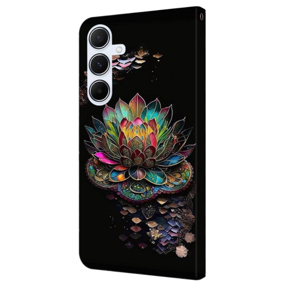 Folio-hoesje Samsung Galaxy A16 5g Telefoonhoesje Bloemenpatroon