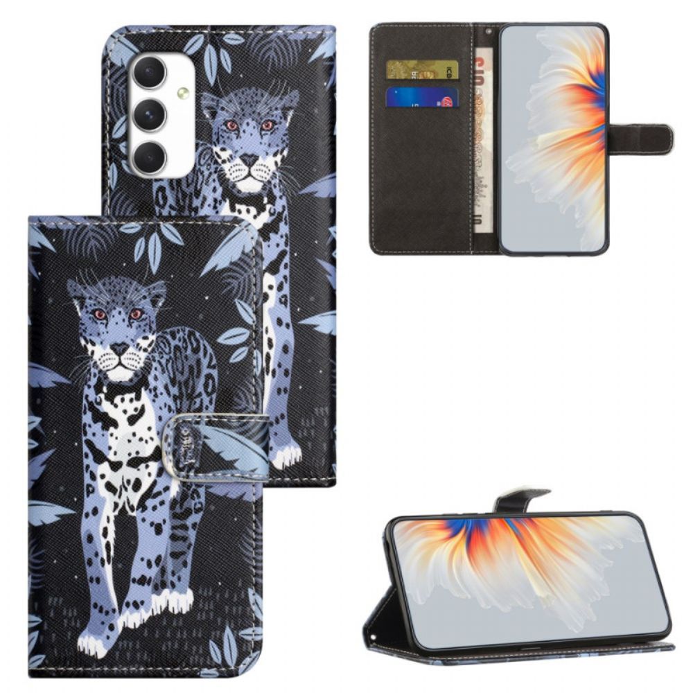 Folio-hoesje Samsung Galaxy A16 5g Telefoonhoesje Luipaardpatroon