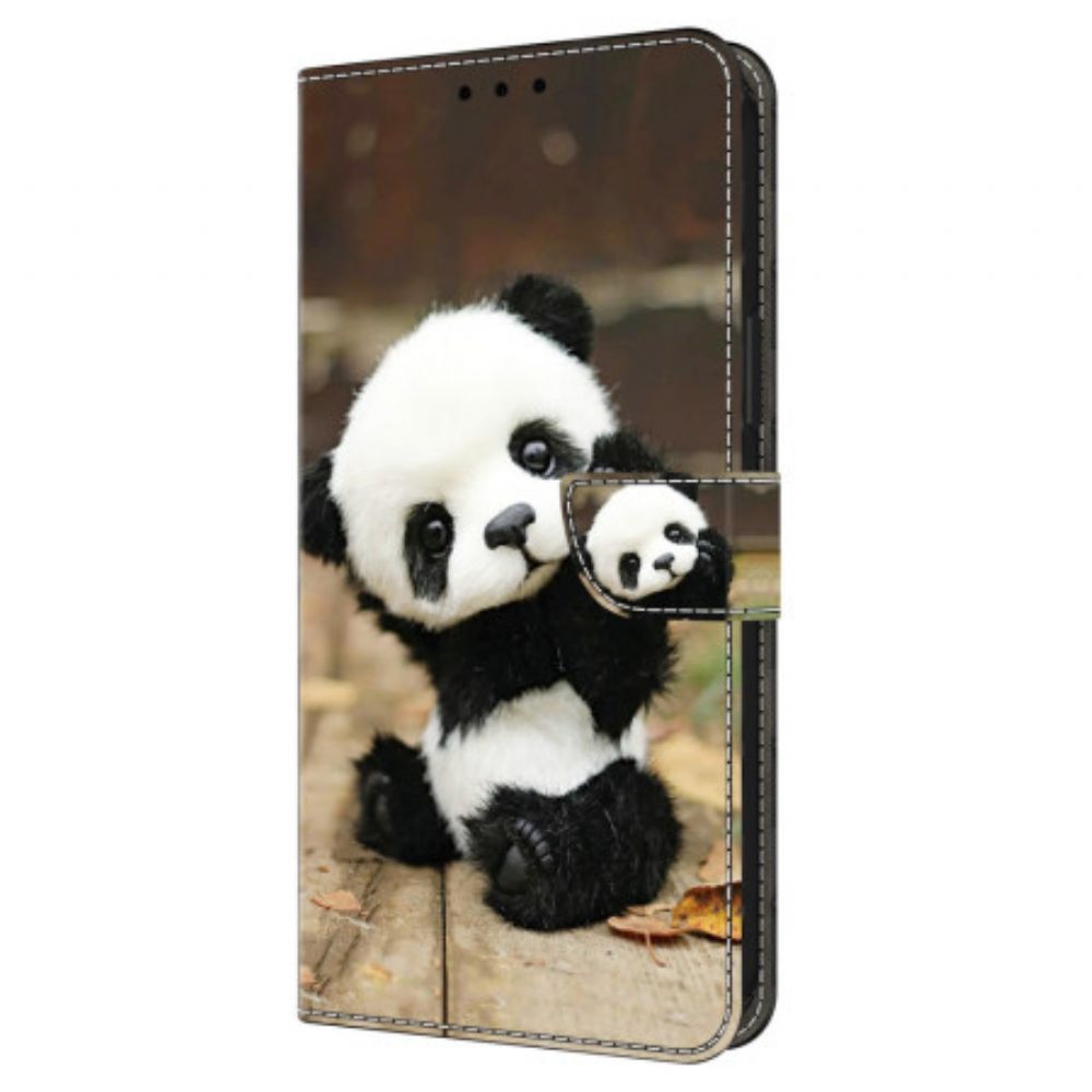 Folio-hoesje Samsung Galaxy A16 5g Telefoonhoesje Panda