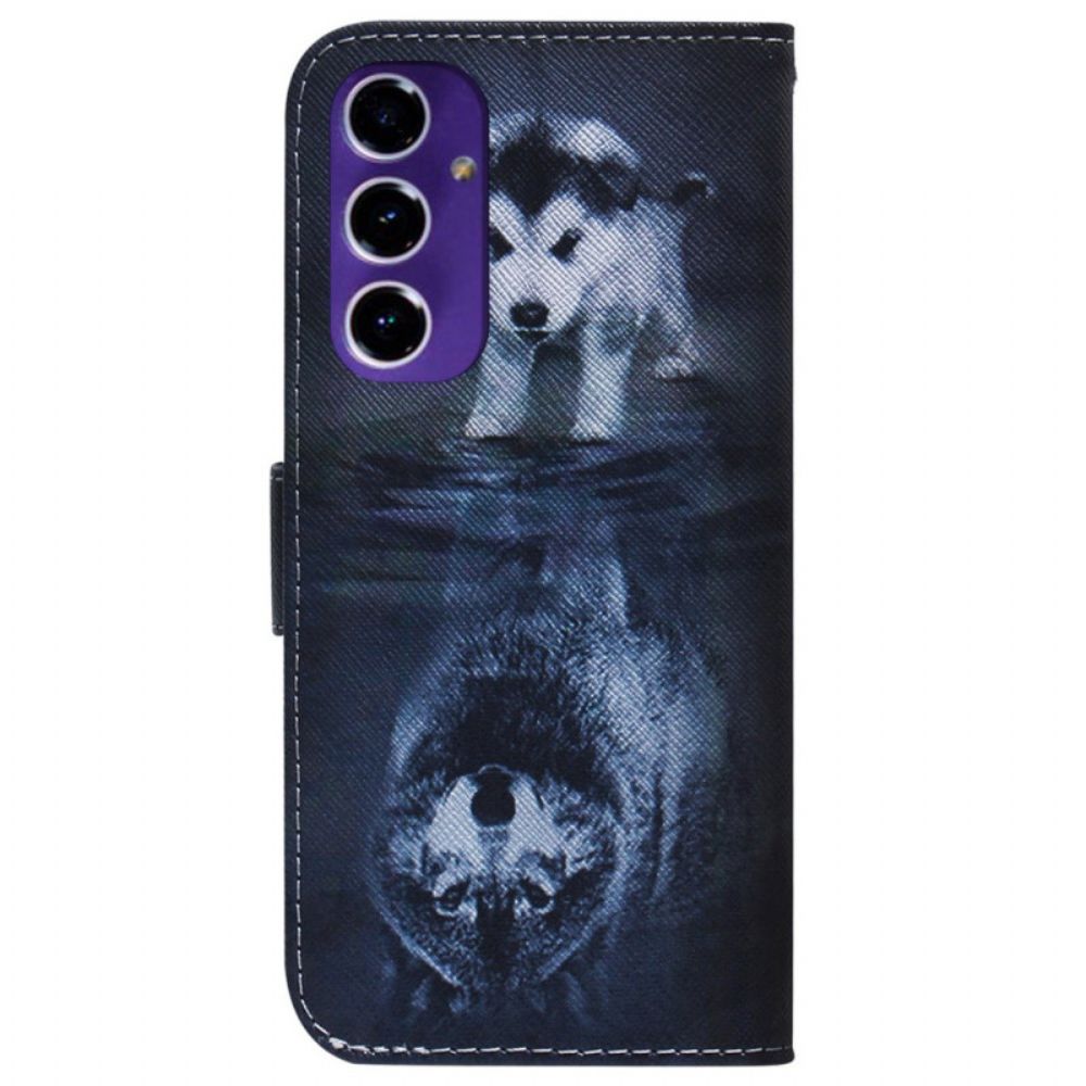 Folio-hoesje Samsung Galaxy A16 5g Telefoonhoesje Puppydroom