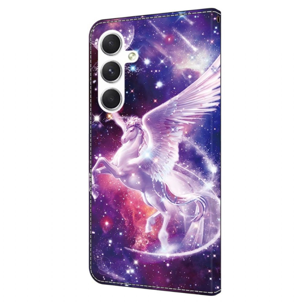 Leren Hoesje Samsung Galaxy A16 5g Kosmisch Paard Bescherming Hoesje