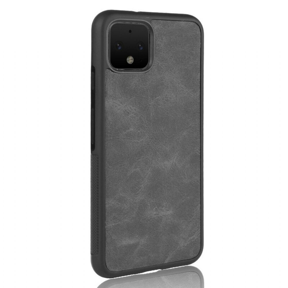 Hoesje voor Google Pixel 4 Vintage Look Leereffect