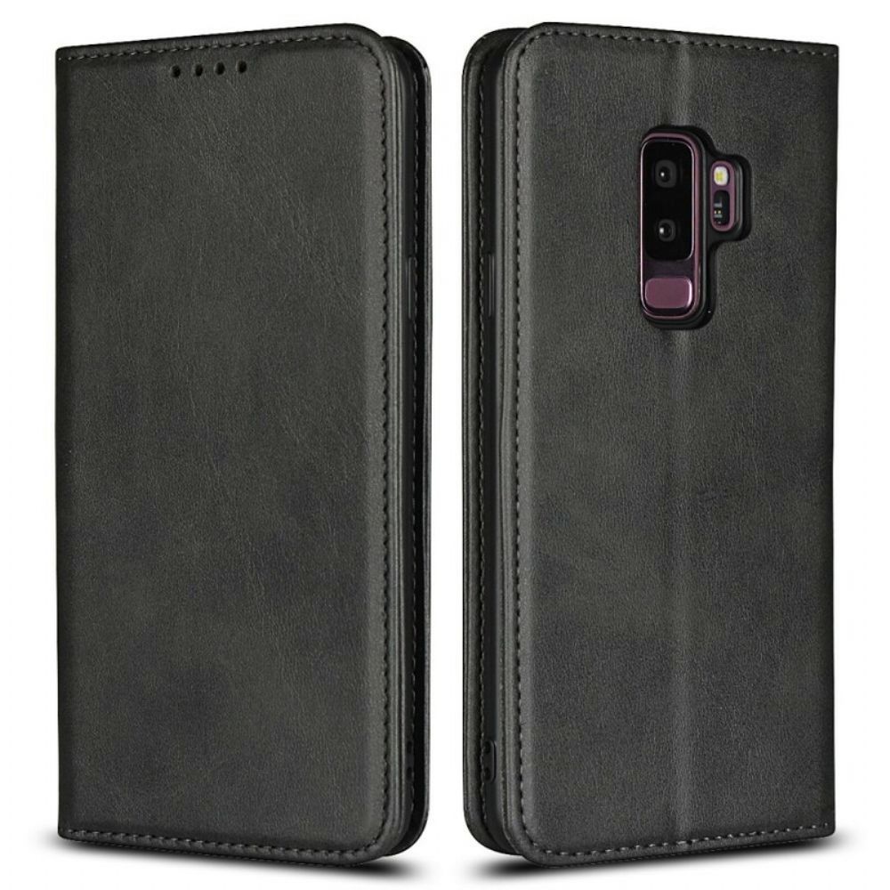 Bescherming Hoesje voor Samsung Galaxy S9 Plus Folio-hoesje Kunstleer Stiksels