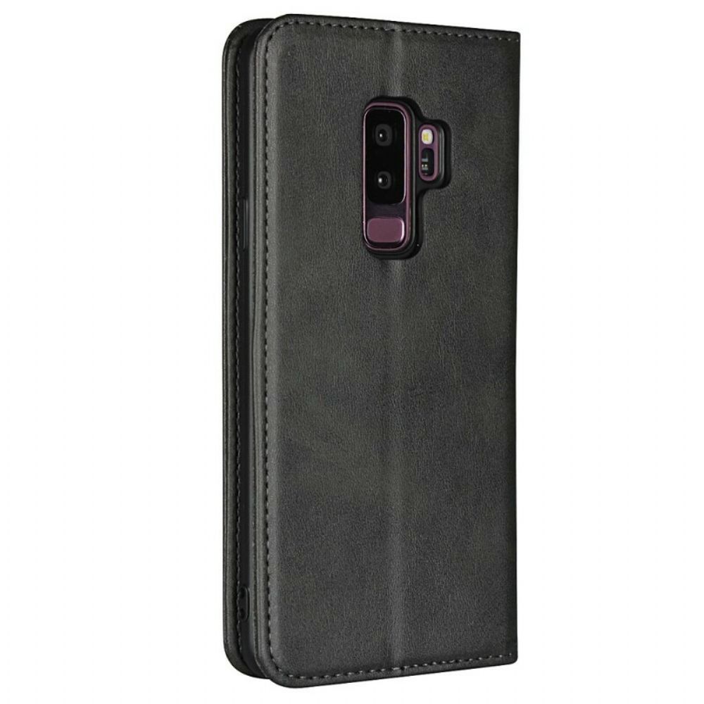 Bescherming Hoesje voor Samsung Galaxy S9 Plus Folio-hoesje Kunstleer Stiksels