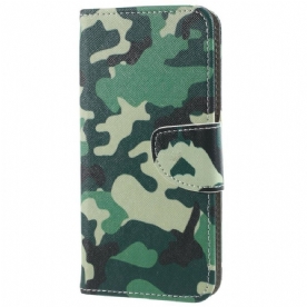 Folio-hoesje voor Samsung Galaxy S9 Plus Militaire Camouflage