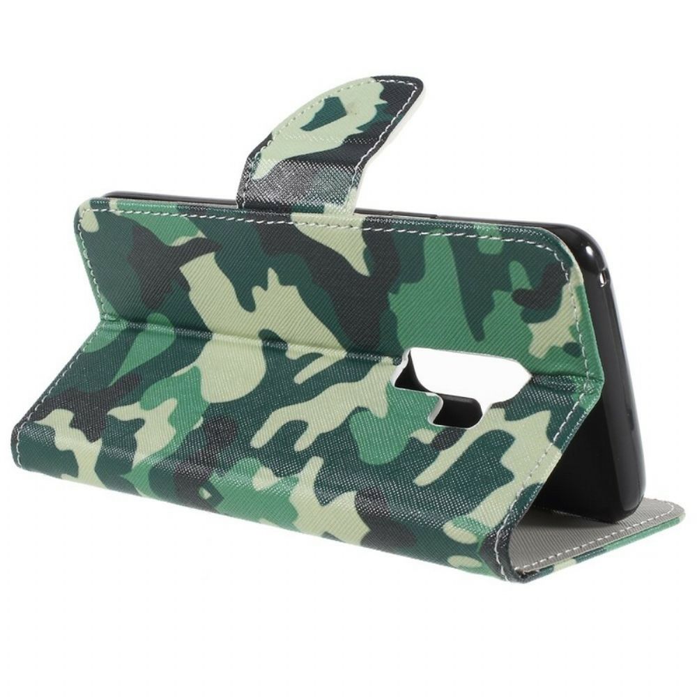 Folio-hoesje voor Samsung Galaxy S9 Plus Militaire Camouflage