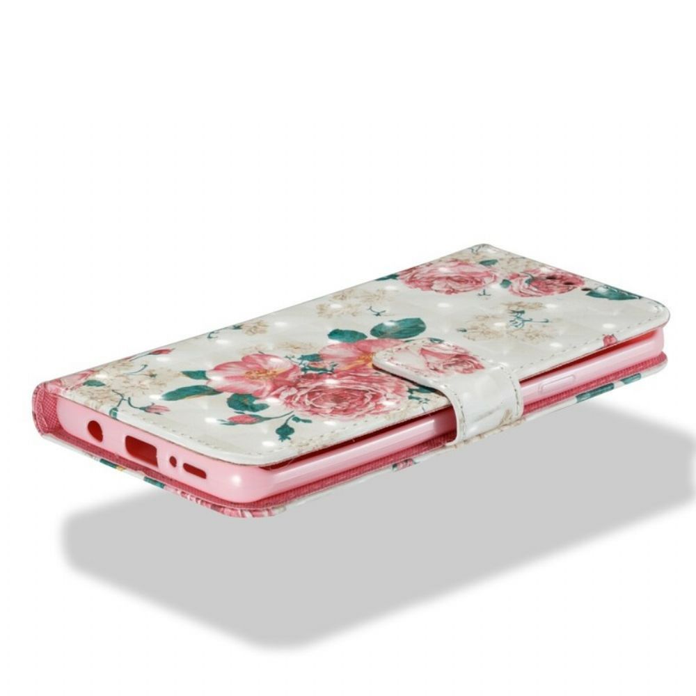 Folio-hoesje voor Samsung Galaxy S9 Plus Vrijheidsbloemen